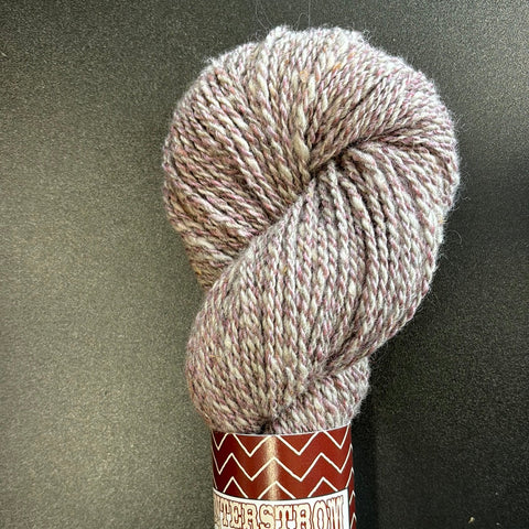 Dusty Rose Rambouillet and Mohair yarn