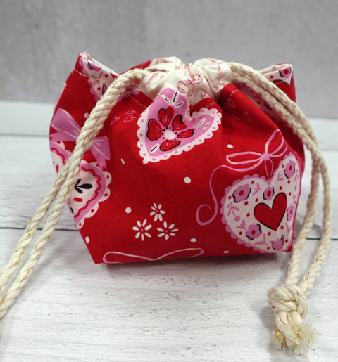 Textiles By Ash - Yarn Cube Cake Cozy Project Bag