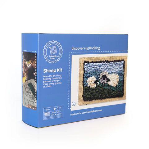 Friendly Loom Rug Hooking Sheep Kit