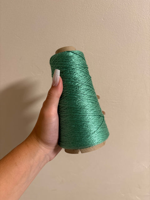 Canberra Green silk yarn