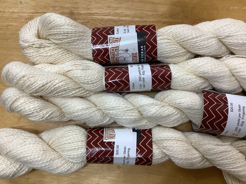 White 2ply cotton Yarn