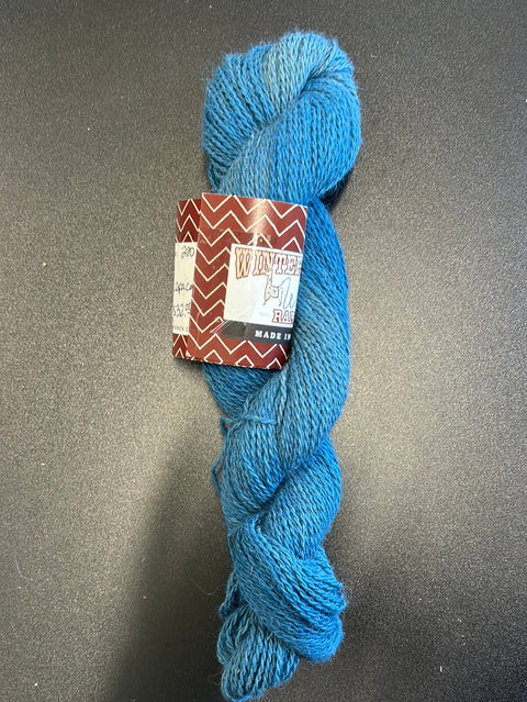 Dusty blue alpaca yarn