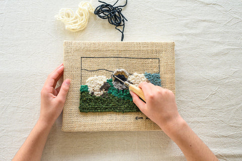 Friendly Loom Rug Hooking Sheep Kit