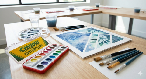 Unplug & Create: Level Up Your Art: Modern Watercolor for Tweens & Teens with Chloe & Ash