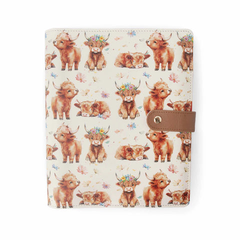 Twice Sheared Sheep Maisy Highland Cow Project Journal Planner for Knitters & Crocheters