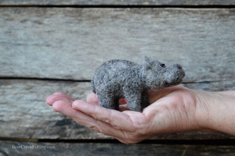 Hippo Needle Felting Kit