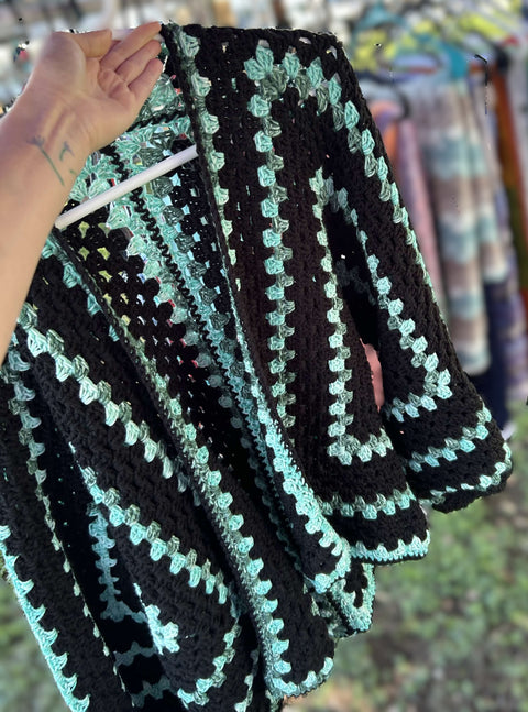 Crochet a Hexi Cardigan with Ash from Textiles by Ash