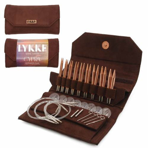 Lykke Cypra 3.5" Copper Interchangeable Needle  Set