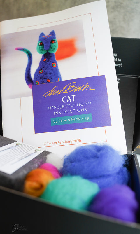 Laurel Burch Cat Needle Felting Kit