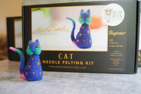 Laurel Burch Cat Needle Felting Kit