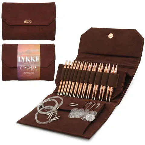 Lykke Cypra 5" Copper Interchangeable Needle Set