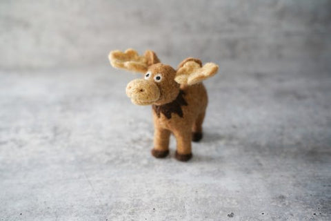 Moose Needle Felting Kit