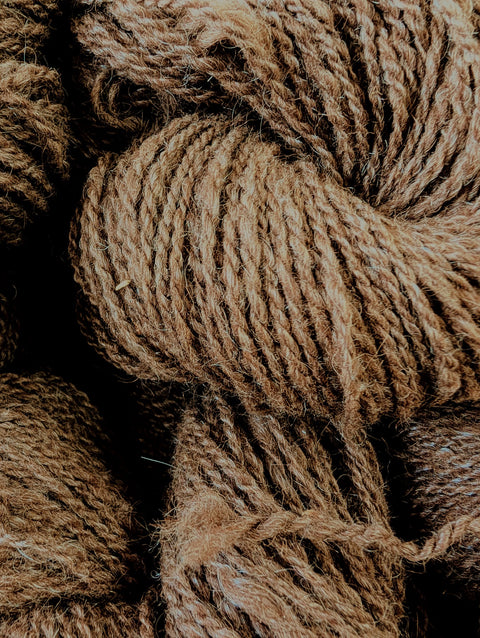 Mocha Tweed - Rambouillet / Mohair / Alpaca - TRS-A076-WS-SK