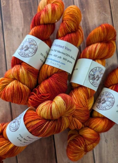 KidKat Ranch - 75% SW Merino / 25% Mulberry Silk - Fingering