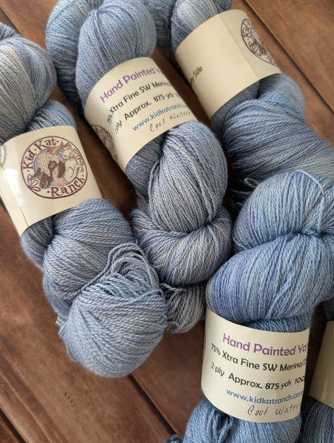 KidKat Ranch - 75% SW Merino / 25% Mulberry Silk - Lace