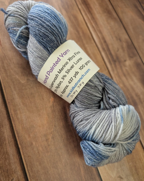 KidKat Ranch - 75% SW Merino / 20% Nylon/ 5% Silver Lurex