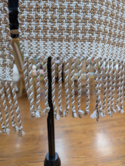 Alpaca Houndstooth Scarf