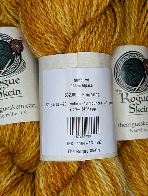 Sunburst Alpaca Yarn - TRS-A194-FG-SK