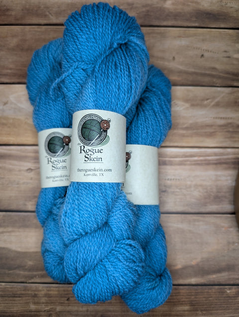 Cobalt Blue - 100% Corriedale  - TRS-A197-SG-SK