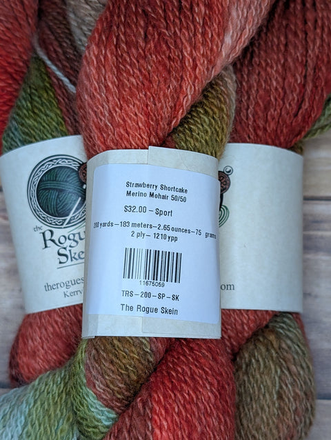 strawberry shortcake - Merino Mohair 50/50 TRS-A200-SP-SK