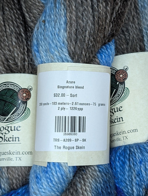 Azure - Signature blend Rambouillet Mohair Alpaca - TRS-A209-SP-SK