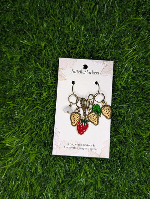 Sumer fruits Stitch markers