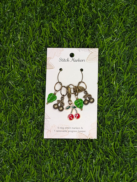 Sumer fruits Stitch markers