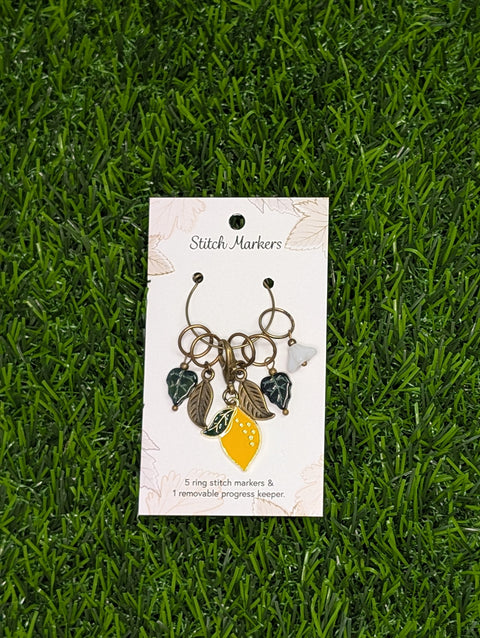 Sumer fruits Stitch markers