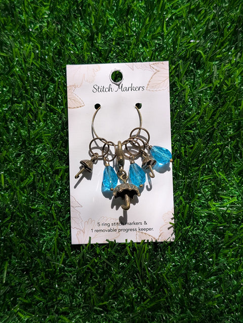 April Showers Stitch Marker Set