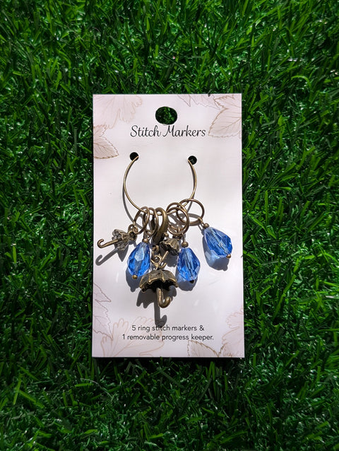 April Showers Stitch Marker Set