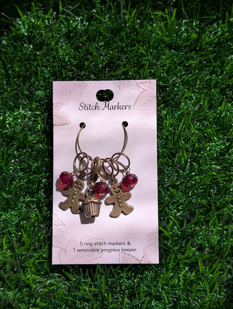 Winter Forest Stitch Markers