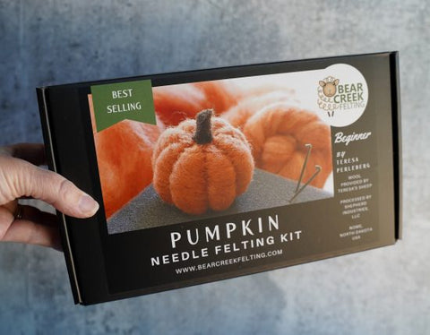 Pumpkin Needle Felting Kit