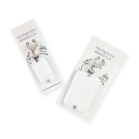 Reminder Clip - Reusable Wet Erase Note Tag
