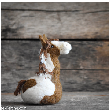 Horse Needle Felting Kit