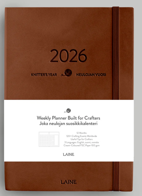 Knitter's Year 2026 Weekly Planner