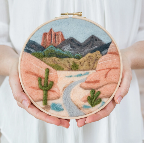 Desert Trail needle felting kit