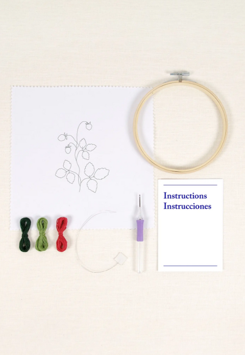 Learning fine punch needle kit