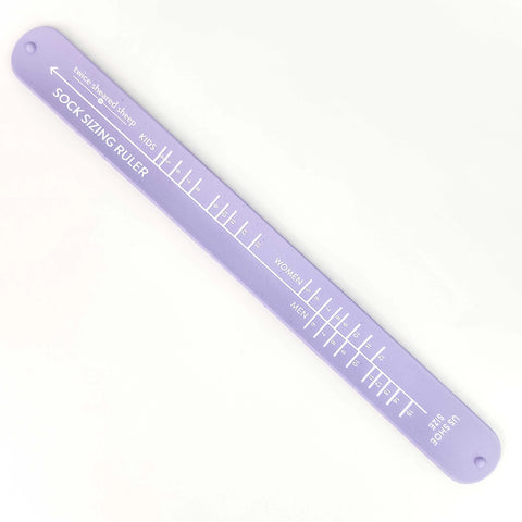 Twice Sheared Sheep Sock Sizing Ruler - Sock Knitting Bracelet Ruler