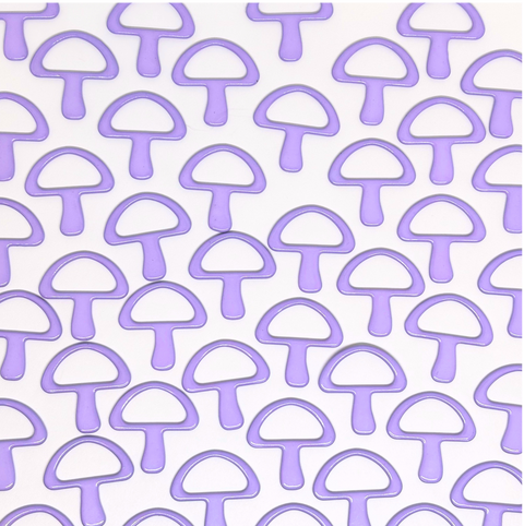 EXCLUSIVE Mushroom Knitting Stitch Marker Snag Free LAVENDER