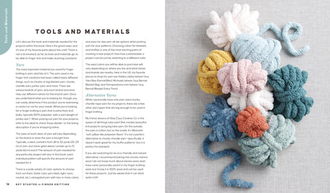 Get Started in Finger Knitting