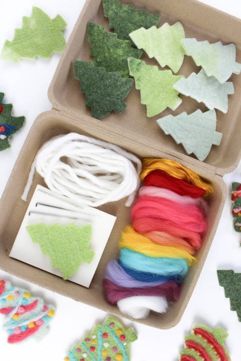 Christmas Tree Felting Craft Kit