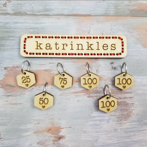 Cast On Counting Numbers Stitch Marker Set
