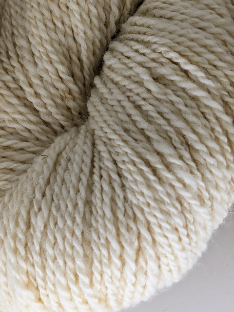 Yarn Batch 2023-012 is a Fingering weight blend of Miniature Cheviot wool.