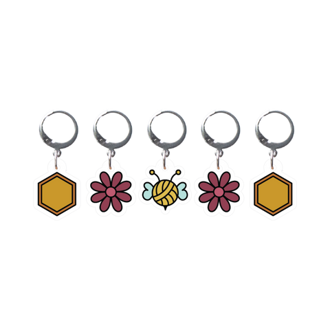 Honeybee Stitch Marker Set