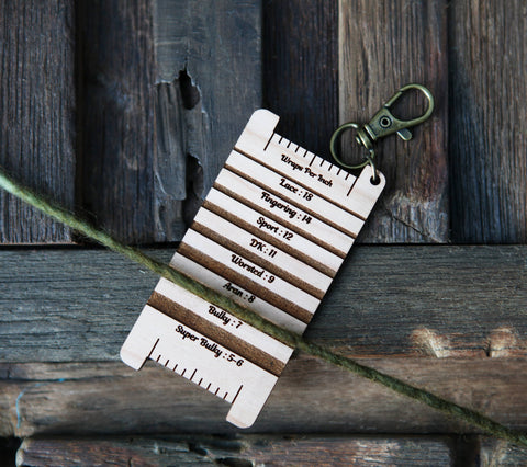 Flowers in Jar Spinners Control Tool , Wraps Per Inch