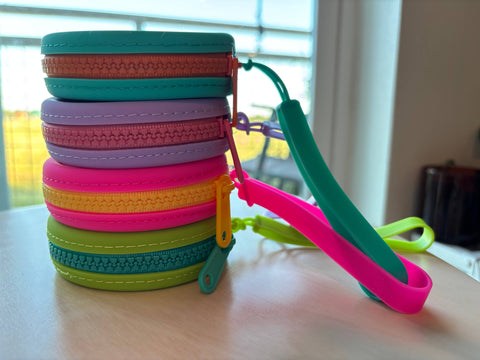 The Squishcase Notions Neon Organizer Mini Bag Charm Storage