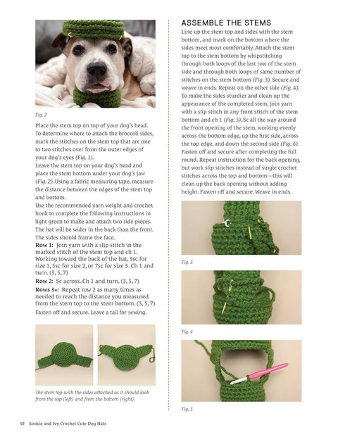 Sookie and Ivy Crochet Cute Dog Hats - Stitch For Your Dog!