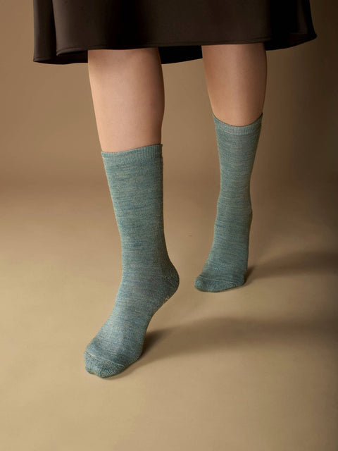 Solid Alpaca Socks | Light Cushion | Crew Socks | UPDATED