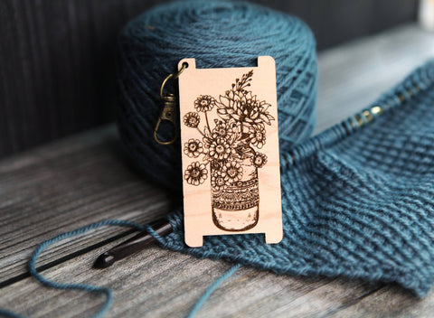 Flowers in Jar Spinners Control Tool , Wraps Per Inch