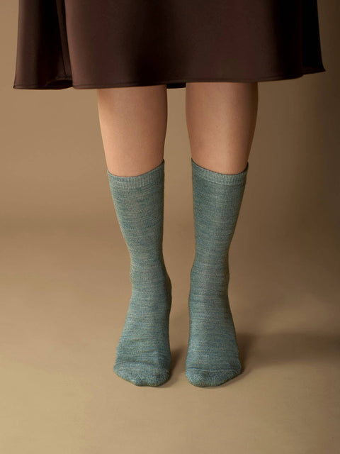 Solid Alpaca Socks | Light Cushion | Crew Socks | UPDATED
